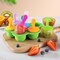 Silicone Popsicle Molds, Ice Pop Molds, Storage Container for Homemade Food, Kids Ice Cream DIY Pop Molds - BPA Free (Green)